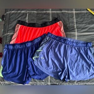 Lot of Under Armour exercise shorts size 3X